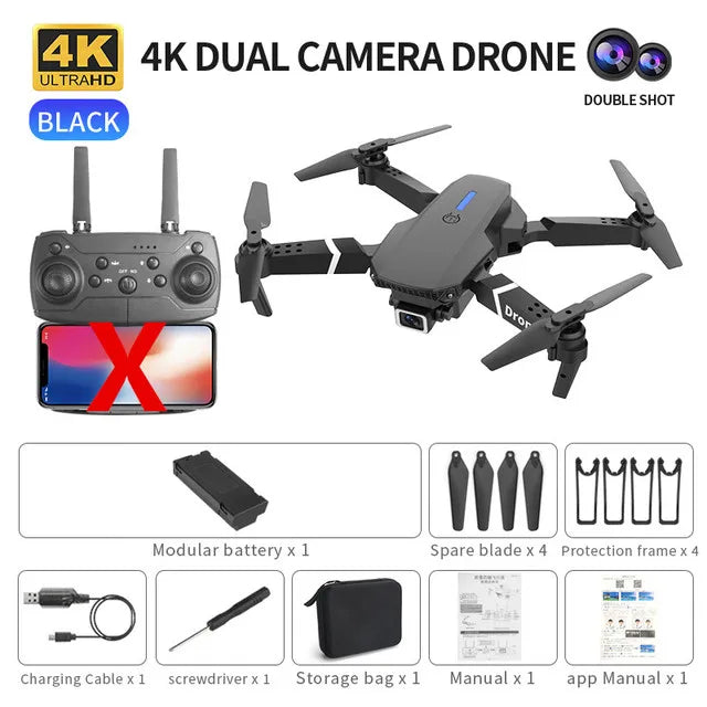 48041463939337 E88 Pro WIFI FPV Drone Wide Angle