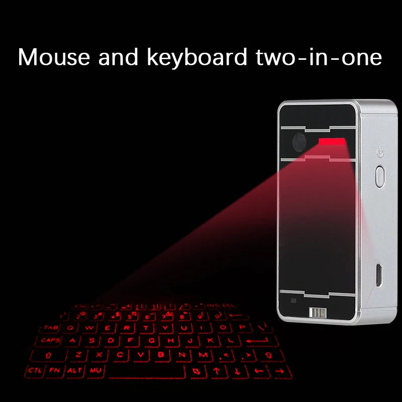 Laser Keyboard Wireless Projector Keyboard With Mouse function