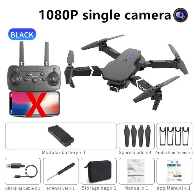 48041464004873 E88 Pro WIFI FPV Drone Wide Angle